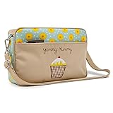 Pink Lining Mini Yummy Mummy Sunflowers Bag, Blue/Yellow by Pink Lining