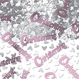 Pink Christening Confetti by Shower My Baby