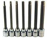 ATD Tools 13786 Extra Long 7-Piece SAE Hex Bit Socket Set [並行輸入品]