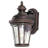 Feiss OL1900GBZ 1-Bulb Outdoor Wall Lantern, Grecian Bronze Finish [並行輸入品]