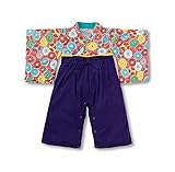 （キッズクール） Kids Cool 綿 女の子 ロンパース　可愛い 着物 浴衣