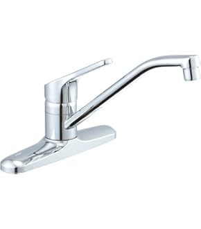 Amazon | KVK シングルレバー式混合栓 KM8004GS | キッチン用水栓