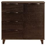 筑波産商 LX 幅84.5cm リビングボード ダーク色 D