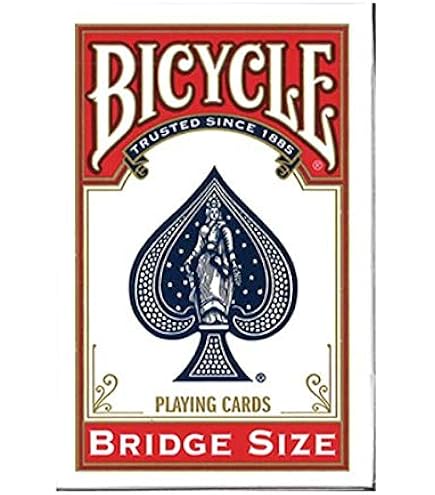 Amazon.co.jp: プラスチック製トランプ 赤系柄 ブリッジサイズ 57x89mm