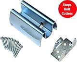Heavy Metal改ざん防止4 " Heavy Dutyセキュリティ留め金 – Stopsボルトカッター – 亜鉛メッキ