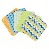 Trend Lab Wash Cloth Set, Levi, 5-Count by Trend Lab [並行輸入品]