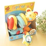 フランス布おもちゃBawi ベビーカーなどに巻きつけおでかけ くるくるタイガー