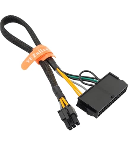 Amazon.co.jp: YEZriler 24ピンから8ピン ATX PSU電源アダプター