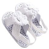 WAYLONGPLUS赤ちゃんの女の子の夏のコットンソフトの唯一のノンスリップベビーシューズ