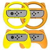 【Nintendo Switch Joy-Con対応 6点セット】 ハンドル型*2+ゲームパッド型*2+スティックカバー*2 joy-con