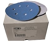 Uneeda Enterprizes, Inc M-130897 M-130897 6-Inch x 6 x Hole Vented HV No 80 Grit Ekablue Aluminum Ox