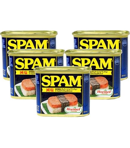 Amazon.co.jp: ホーメル スパム 減塩 340g 1ケース(24缶入) : 食品 