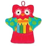 Stephen Joseph Bath Mitt and Crayons Owl, Multi by Stephen Joseph [並行輸入品]