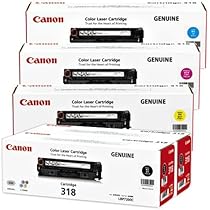 Amazon.co.jp: CANON 国内純正トナーカートリッジ318 CRG-318 4色5本 