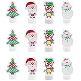 LEDクリスマスノベルティライトマルチカラーフラッシュ電池式フレームレスキャンドル12パックウェディングパーティー用インドアホームDecor & # xff08 ; 4スタイル& # xff09 ;