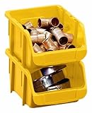 Stack-OnBIN-7Storage Bin-STORAGE BIN SMALL YELLOW (並行輸入品)