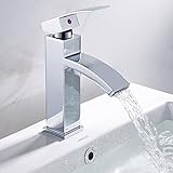Wrightjp 洗面用 シングルレバー 混合水栓　洗面用水栓 洗面用蛇口 浴室用蛇口 洗面台 シングル混合水栓　洗面台用水栓 トイレ 手洗い 手洗いボウル用 立水栓　混合栓 水道　単孔　水栓金具　冷