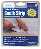 Red Devil 0170 Caulk strip Tub & Wall Wide White 1 1/4-inch by 5-feet [並行輸入品]
