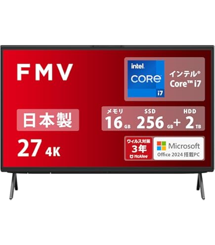 Amazon.co.jp: 富士通 デスクトップパソコン FMV ESPRIMO WF1/H3
