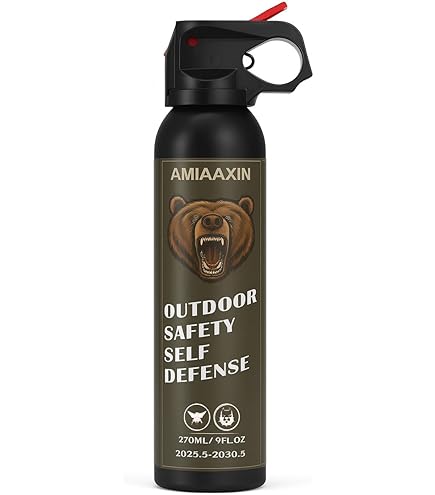 熊撃退スプレー 270ml　熊よけスプレー Amazon | 熊スプレー 270ml 最大9m対応 熊撃退スプレー 屋外活動・家庭