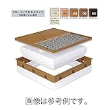 【個人宅配送不可】高気密型 床下点検口 (高断熱型450×600)フローリング合わせT 板厚15mm専用 (ミディアムブラウン) SPF-R45F15-BL2-MB 城東 アミ【代不】
