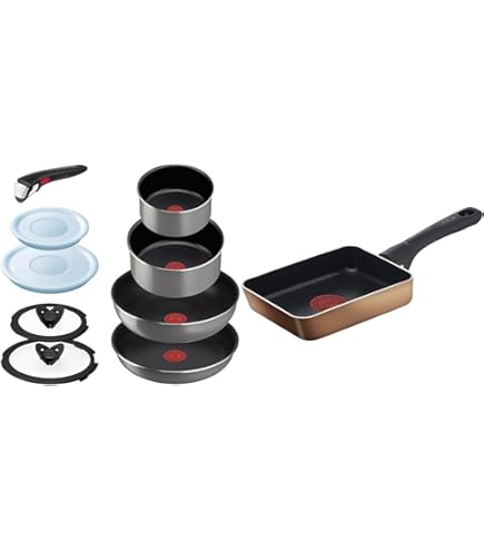 取っ手のとれるティファール　インジニオ・ネオシリーズ　グレー9点セットガス火専用 インジニオ・ネオ T-FAL ティファール フレーズグレー セット9 L16199