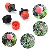 100Pcs Adjustable Anti-Clogging Garden Irrigation Flow Dripper (Usa)