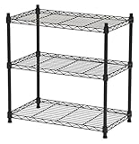 エイ・アイ・エス(AIS) スチールラック 支柱径19mm 3段 幅60×奥行35×高さ60.4cm ブラウン MSR-6060DBR