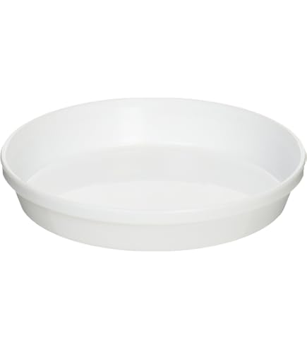 Amazon | 大和プラスチック 鉢皿 浅皿 4号 φ130×H23 ホワイト | 受皿