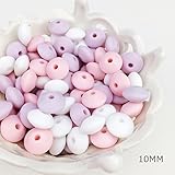 Mamimami Home はがため 赤ちゃん 舐める 安全 シリコーン製ビーズ　12MM算盤 50個 赤ちゃん 出産祝い ベビー 知育玩具 ガラガラ ライト DIY アクセサリー 男の子 女の子 0