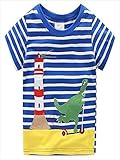 (フルールドリス)Fluer de lis トップス Tシャツ アニマル 恐竜 ワニ ボーダー 新生児/赤ちゃん用 ファッショングッズ ft558-o1-4129n90