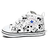 (コンバース スニーカー) CONVERSE オールスター ベビーサイズ スニーカー BABY ALL STAR N MICKEY MOUSE 子供用 モノクロ 15cm