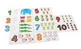 知育玩具 数 ナンバー 1-10 木のおもちゃ パズル123 数字 ゲーム 数 おもちゃ 算数 教育玩具 知育おもちゃ 学習玩具