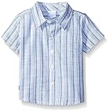 Gymboree Baby Boys' Blue and White Striped Shirt Multi 3-6 Months [並行輸入品]