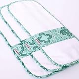ベベオレ Bebe au Lait バープクロス ゲップ布 コットン100% よだれ拭き 1箱3枚入り シュライン アクア Shrine Aqua