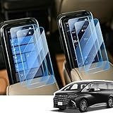 LANGBEAN トヨタ アルファード40系 リヤマルチオペレーションパネル 保護フィルム ヴェルファイア 40系 PET製 ナノフィルム 2023新型 アルファード アクセサリー 40系 高感度タッチ 指紋防止 車種専用設計 貼り付け簡単 4枚入り