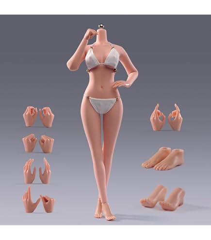 Amazon | ORIELOAN 1/6スケール 女性 アクションフィギュア ボディ、12