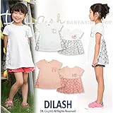 (ディラッシュ) DILASH初夏'16/バック切替え花柄チュニック 90 ピンク