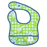 Bumkins Disney Baby Waterproof Starter Bib, Monsters Green, 6-9 Months by Disney [並行輸入品]