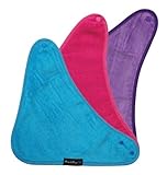 Bandana Wonder Bib, 3 pack - Teal, Hot Pink, Purple by Mum2Mum [並行輸入品]