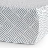 Oilo Kia Jersey Crib Sheet Aqua [並行輸入品]