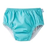 アイプレイ ベビー 水着 オムツ機能付 スイムパンツ 水遊び Snap Reusable Absorbent Swim Diaper 男の子用 女の子用 　(サイズ：3T、カラー：カラー：Aqua） 