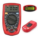 UNI-T UT33C デジタル マルチメータ DMM DC / AC V / A キャップ 周波数 抵抗 ダイオード テスター マニュアル LCD メーター 電流計 マルチテスター