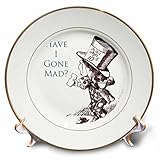 PSヴィンテージ – Mad Hatter Have I狂った不思議の国のアリス – プレート 8-Inch cp_110410_1