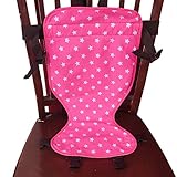 「HanSi」ベビーチェアベルト 椅子用　固定帯 椅子ベルト　ベビー用品 持ち運び便利　お子さまの安全を守る しっかりサポートで安心ベビーチェアベルト 6ヶ月から３歳まで　ピンク