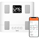 タニタ 体重 体組成計 スマホ 50g バックライト ホワイト BC-332L WH スマホでデータ管理 立てかけ収納OK