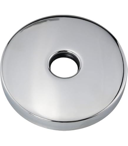 2-Pack Square Shower Arm Cover Plate – Extra Large Stainless Steel Flange, Brushed Finish, Universal Escutcheon For Shower Head Arm, Easy Install