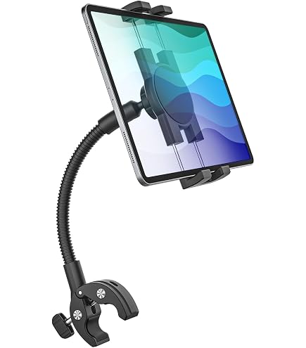 Amazon.co.jp: woleyi グースネック エアロバイク タブレット ホルダー