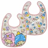 キキララ リトルツインスターズ サンリオ お食事エプロン スタイ ビブ エプロン よだれかけ fo-nisio06 2枚組