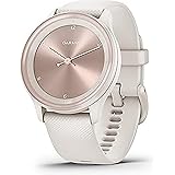 Garmin Vivomove Sport, Hybrid Smartwatch, Ivory Case and Silicone Band